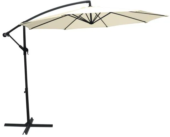 Riippuva aurinkovarjo beige 300 cm
