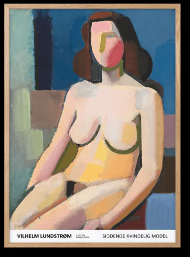 Peléton Istuva Naismalli, 1942 Juliste 70x100