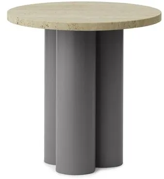 Normann Copenhagen Dit Sivupöytä Harmaa/Travertiini Vaalea