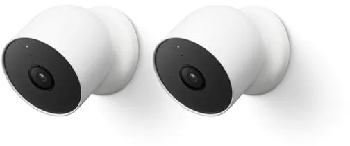 Google Nest Cam - Akkukäyttöinen ulko-/sisäturvakamera 2-pack