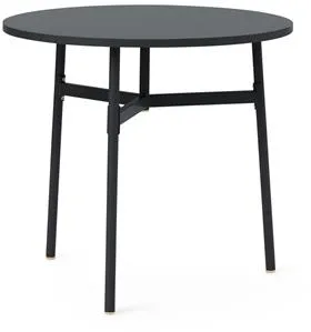 Normann Copenhagen Union -pöytä musta Ø80 x K74,5 cm
