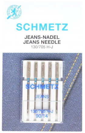 Schmetz ompelukoneen neulat farkuille 90 - 5 kpl