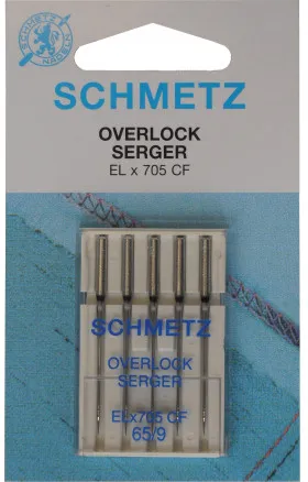 Schmetz Overlock-neulat ELx705 CF koot 80-90 - 5 kpl.